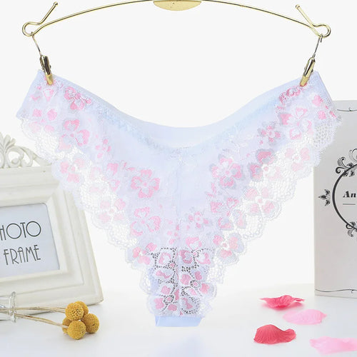 Meet'r Sexy Panties Women Lace Low-waist Briefs Female Breathable