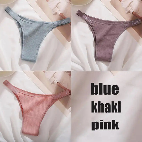 3PCS/Set Cotton Panties Briefs Women Underpants Female Sexy Panties