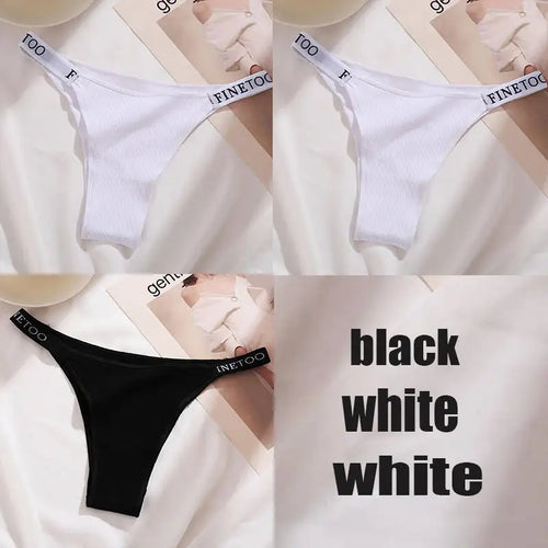 3PCS/Set Cotton Panties Briefs Women Underpants Female Sexy Panties