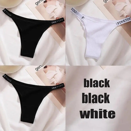 3PCS/Set Cotton Panties Briefs Women Underpants Female Sexy Panties