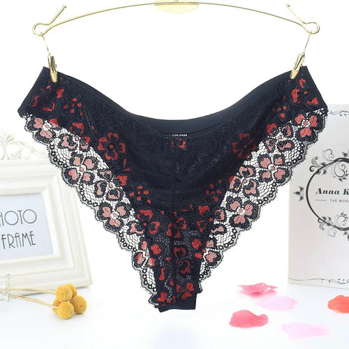 Meet'r Sexy Panties Women Lace Low-waist Briefs Female Breathable