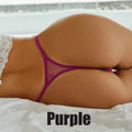 FINETOO Women Sexy Lace Thong Low Waist Hollow Out G-String Female