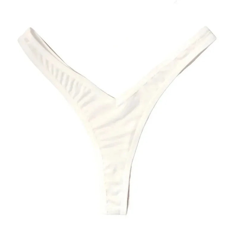 Women Sexy V Waist Sexy Sports Thongs G-string Breathable Panties Low