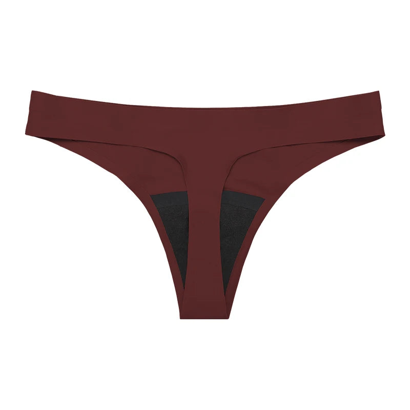 New Design Seamless Low Waist Leak Proof 4 Layer Menstrual Panties