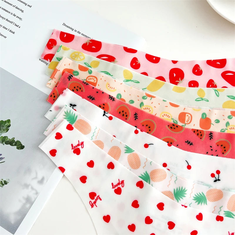 FINETOO 4Pcs Ultra Soft Underwear For Women Sexy Graphic Print