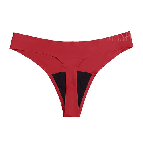 New Design Seamless Low Waist Leak Proof 4 Layer Menstrual Panties