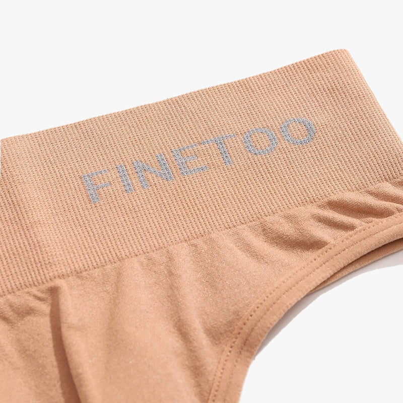 3PCS/Set Women's Panties Sexy Underwear FINETOO Large Size Thong Women