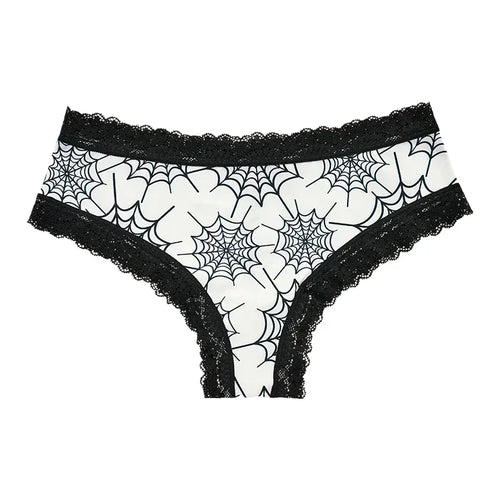 Underwear Women's Lace Edge Sexy Panties Gothic Style Lingerie Rose