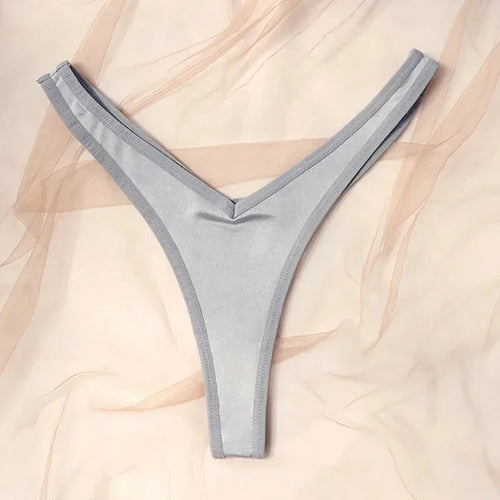 Women Sexy V Waist Sexy Sports Thongs G-string Breathable Panties Low