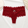 TERMEZY Women Sexy Thongs Lace Panties Low-waist Briefs Intimates
