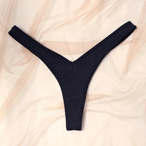 Women Sexy V Waist Sexy Sports Thongs G-string Breathable Panties Low