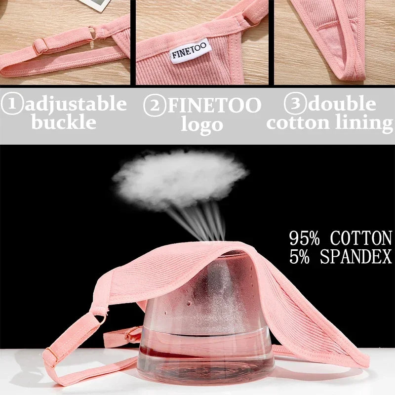 5Pcs Women's Cotton Adjustable Waist Panties Sexy Thongs G-String
