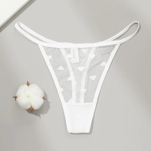 Sexy Lace Sheer Thong Panties Underwear  Women's Low Waist G-String