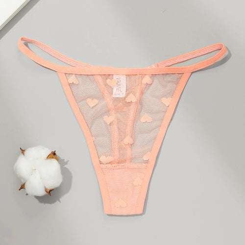 Sexy Lace Sheer Thong Panties Underwear  Women's Low Waist G-String