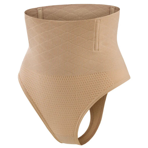 Thin Thong Women's Strong Hip Lift Tummy Control Panties with Fishbone