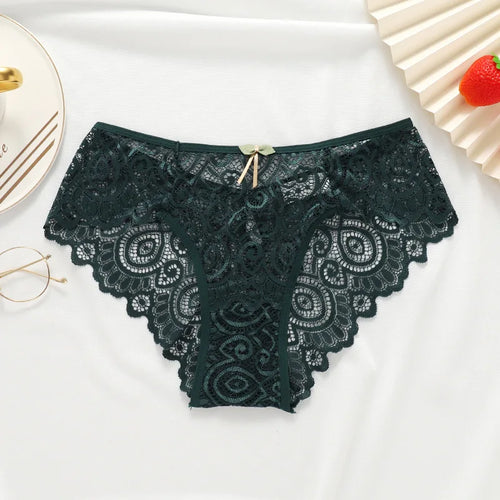 Meet'r Women Sexy Lace Panties Low-Rise Temptation Lingerie Female G