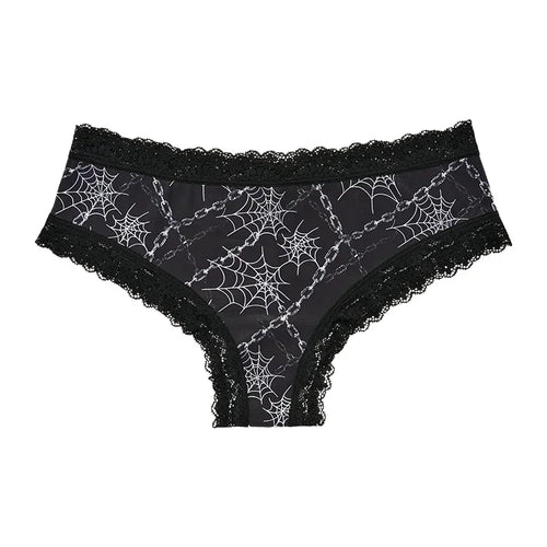 Underwear Women's Lace Edge Sexy Panties Gothic Style Lingerie Rose