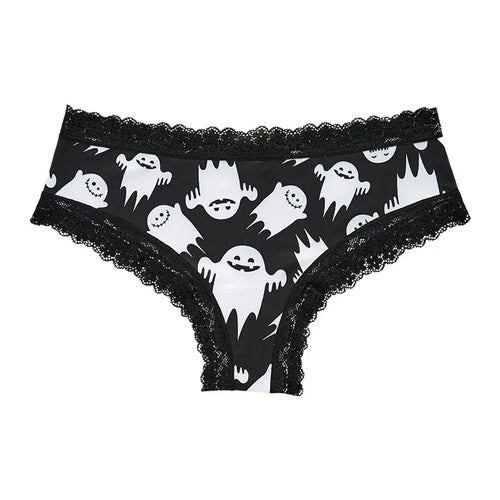 Underwear Women's Lace Edge Sexy Panties Gothic Style Lingerie Rose