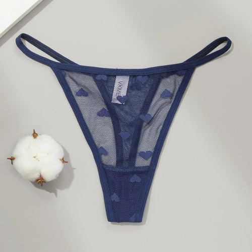 Sexy Lace Sheer Thong Panties Underwear  Women's Low Waist G-String