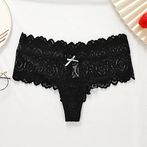 TERMEZY Women Sexy Thongs Lace Panties Low-waist Briefs Intimates
