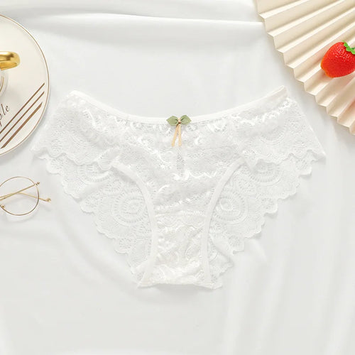 Meet'r Women Sexy Lace Panties Low-Rise Temptation Lingerie Female G