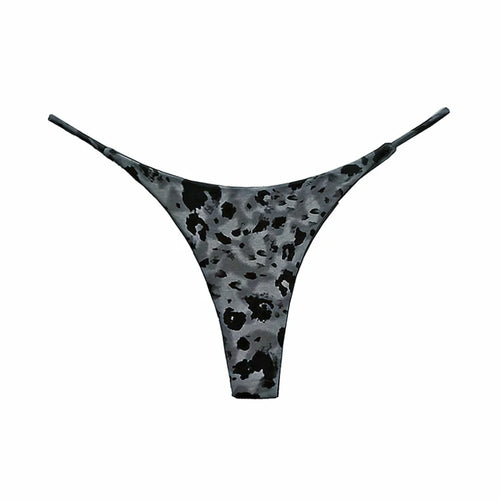 Cotton Leopard G String Flower Women Panties Sexy Briefs Thong Low