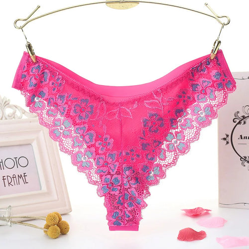 Meet'r Sexy Panties Women Lace Low-waist Briefs Female Breathable