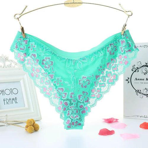 Meet'r Sexy Panties Women Lace Low-waist Briefs Female Breathable