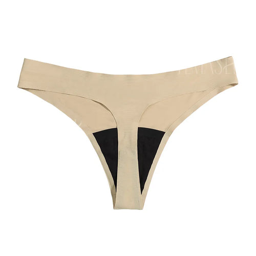 New Design Seamless Low Waist Leak Proof 4 Layer Menstrual Panties