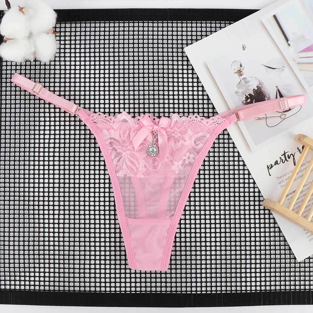 Lace G String Underwear Pearls Thongs Women | Pearl Thong Panties