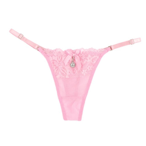 Lace G String Underwear Pearls Thongs Women | Pearl Thong Panties