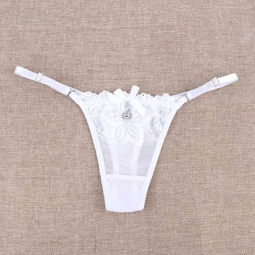 Lace G String Underwear Pearls Thongs Women | Pearl Thong Panties