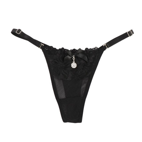 Lace G String Underwear Pearls Thongs Women | Pearl Thong Panties