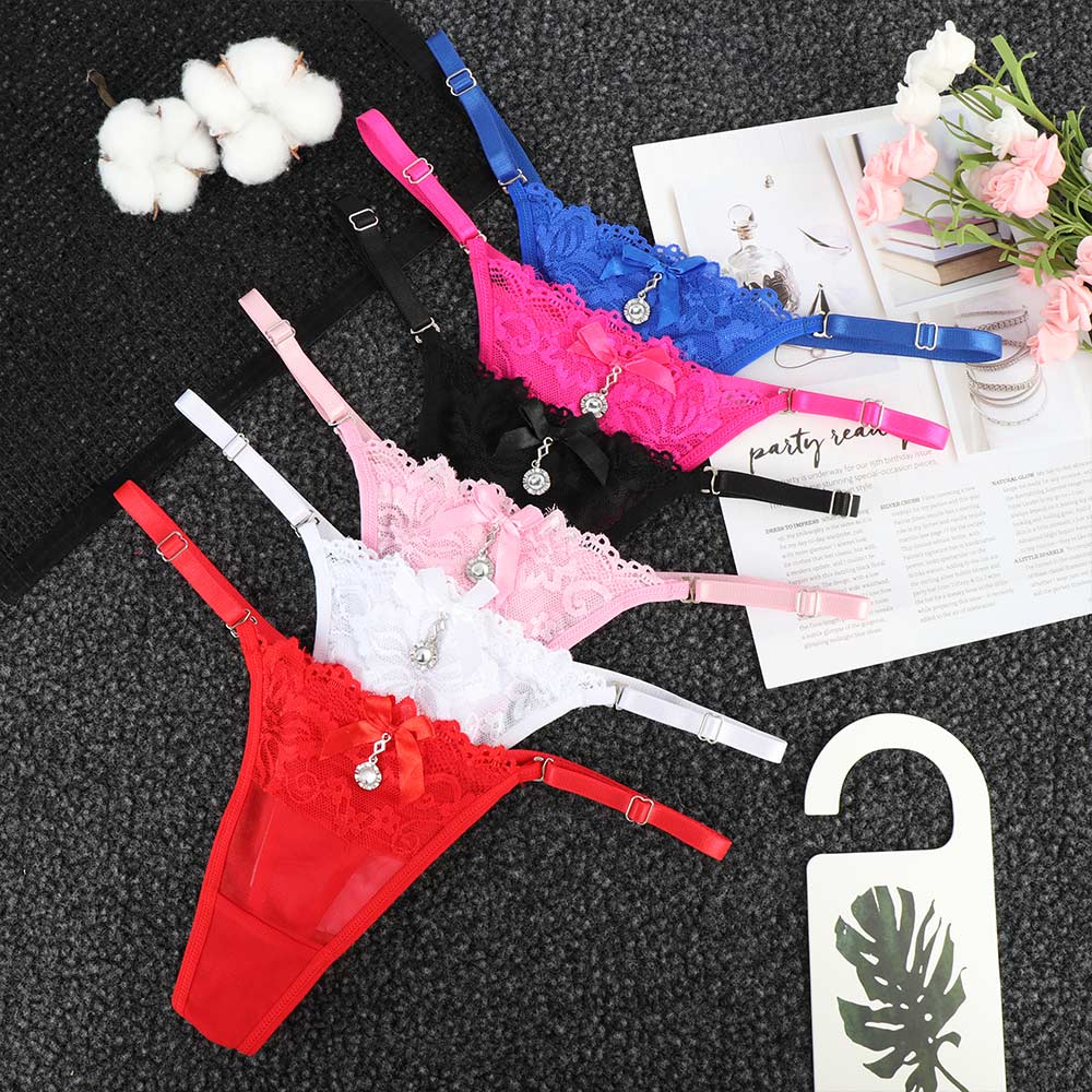 Lace G String Underwear Pearls Thongs Women | Pearl Thong Panties